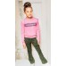 B.Nosy Girls sweater with shoulder padding Candy Y109-5352